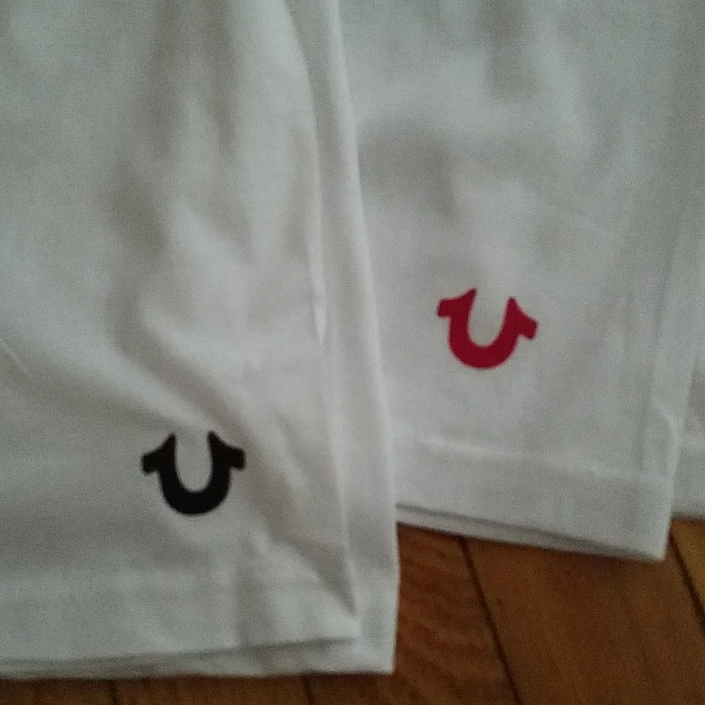 2 True Religion logo Tshirts V- NECK